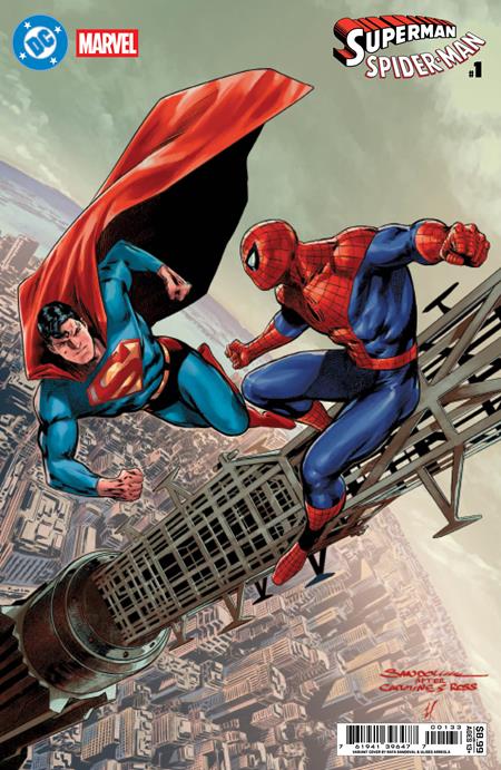 DC MARVEL SUPERMAN SPIDER-MAN #1 (ONE SHOT) CVR S RAFA SANDOVAL CARD STOCK VARIANT