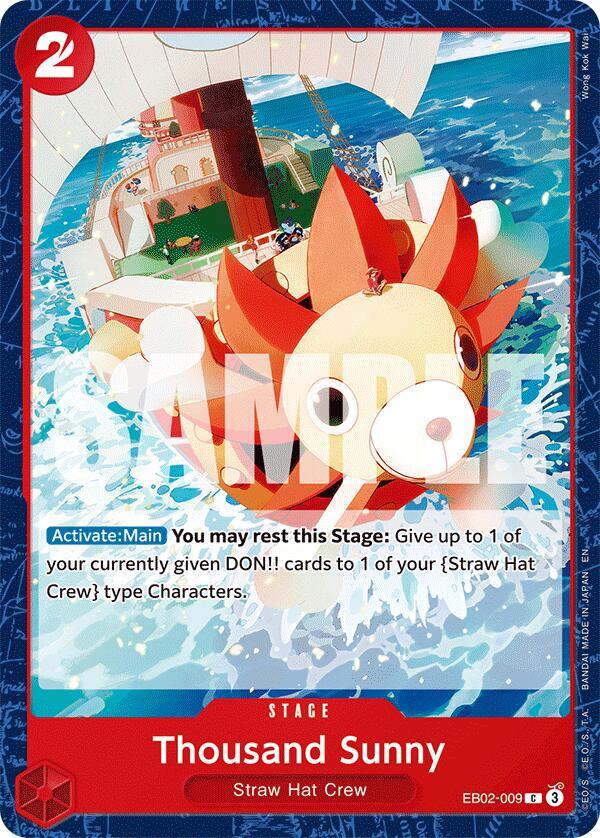 One Piece EB02 Anime 25th Collection - 009 - THOUSAND SUNNY