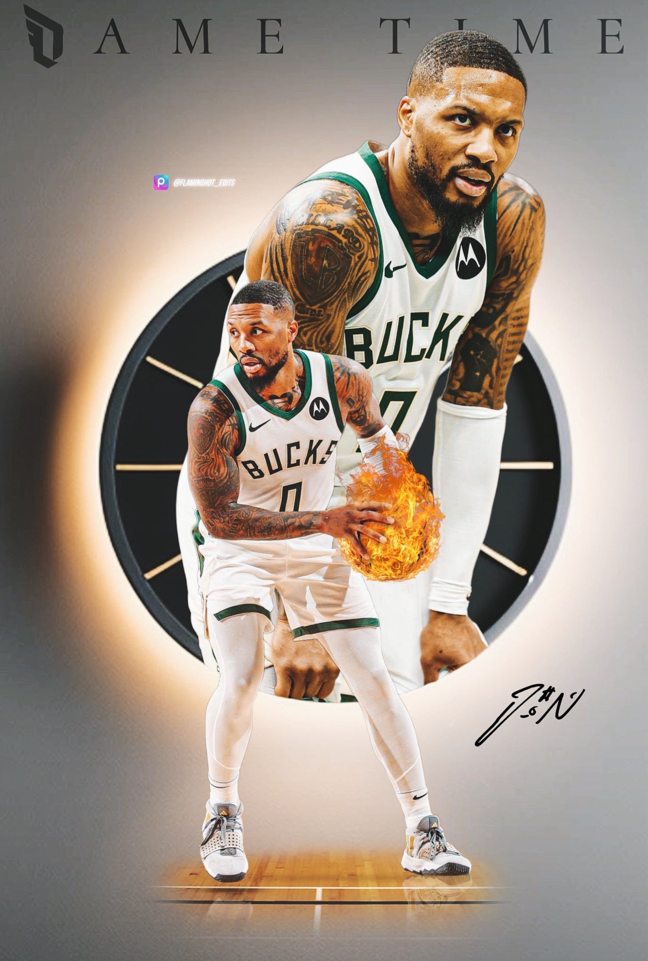 Laminated Sports Print
