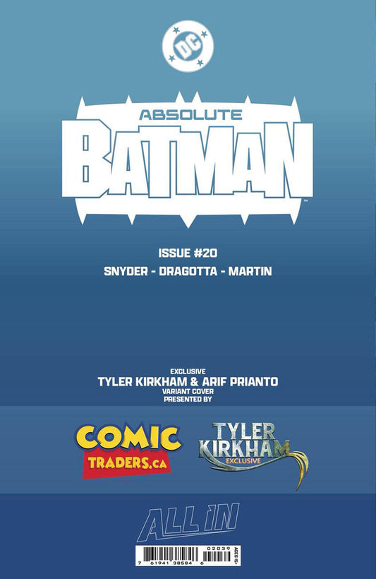 ABSOLUTE BATMAN #20 TYLER KIRKHAM EXCLUSIVE VAR (05/13/2026)