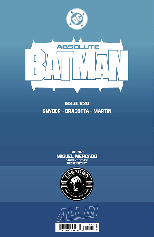 ABSOLUTE BATMAN #20 MIGUEL MERCADO EXCLUSIVE VIRGIN VAR (05/13/2026)