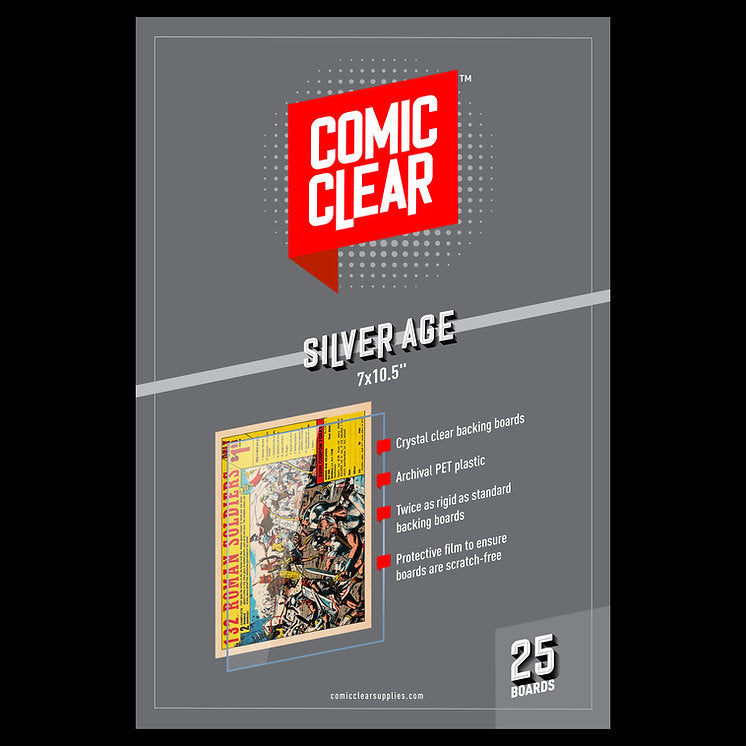 Comic Clear Boards - Silver-Age