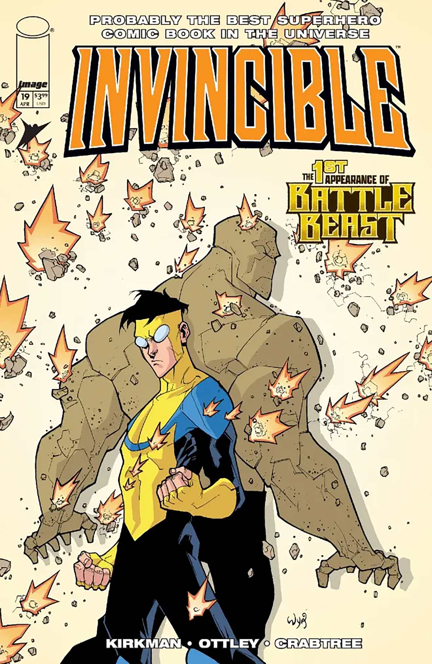 Invincible Universe Battle Beast #1 - Invincible 19 Reprint Surprise Blind Bag Foil Variant