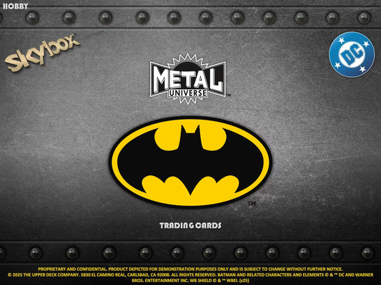 Skybox 2025 Batman Metal Universe Hobby Box (Upper Deck)