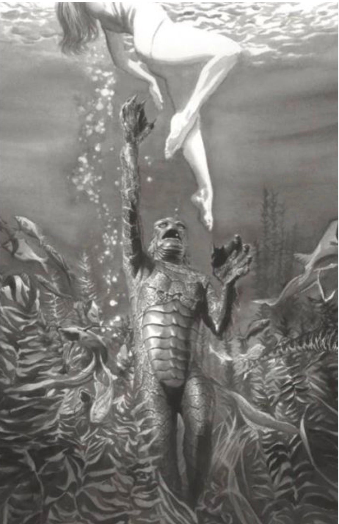 Universal Monsters: Creature From The Black Lagoon Lives! - Alex Ross Virgin Foil Exclusive Variant
