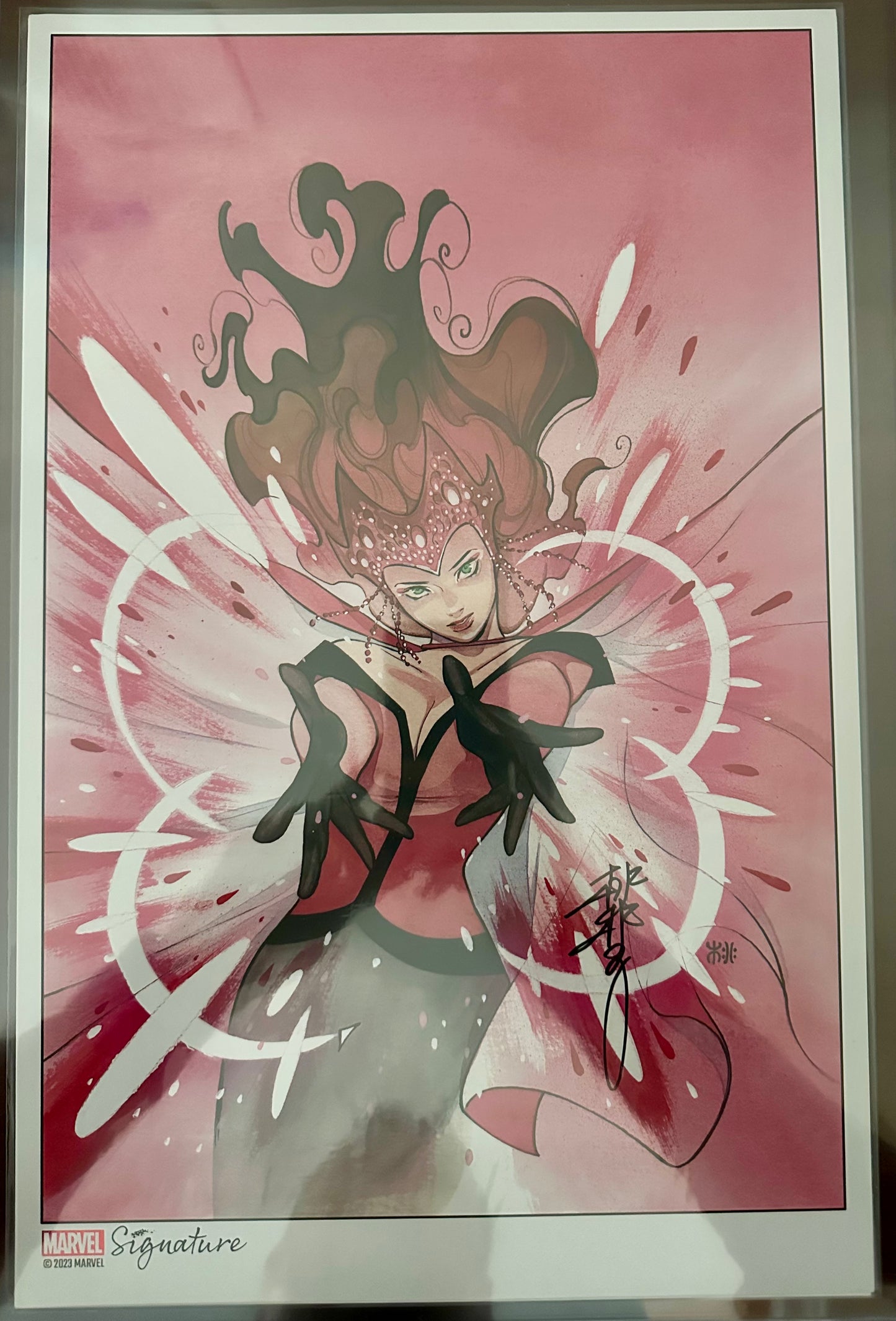 Scarlet Witch NYCC Exclusive 11x17 Art Print - Signed by Peach Momoko w/COA