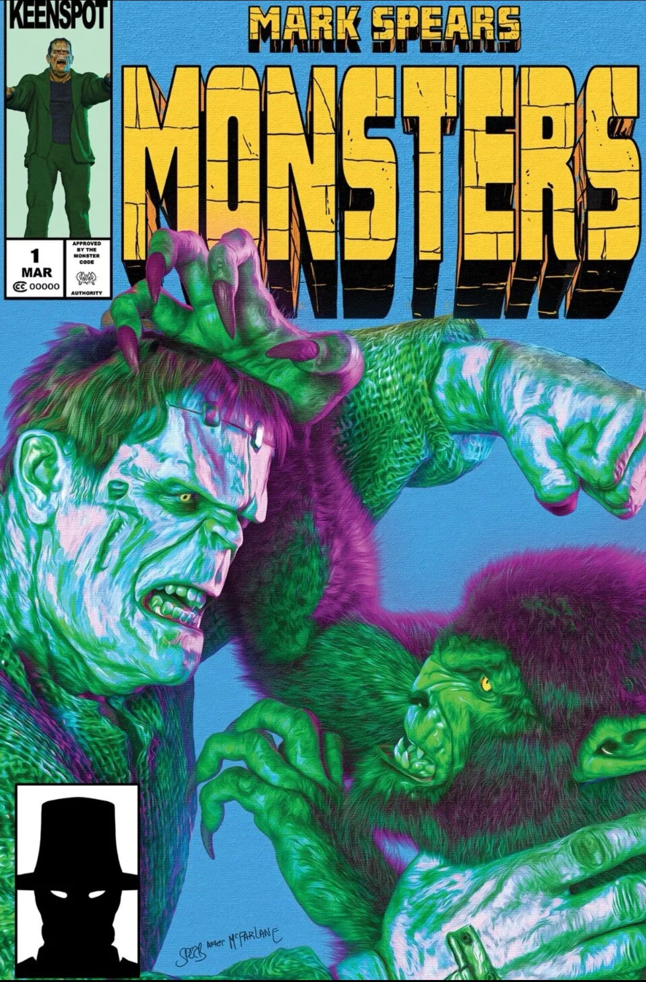 Mark Spears Monsters #1 - Todd McFarlane Homage Variant - LTD 500