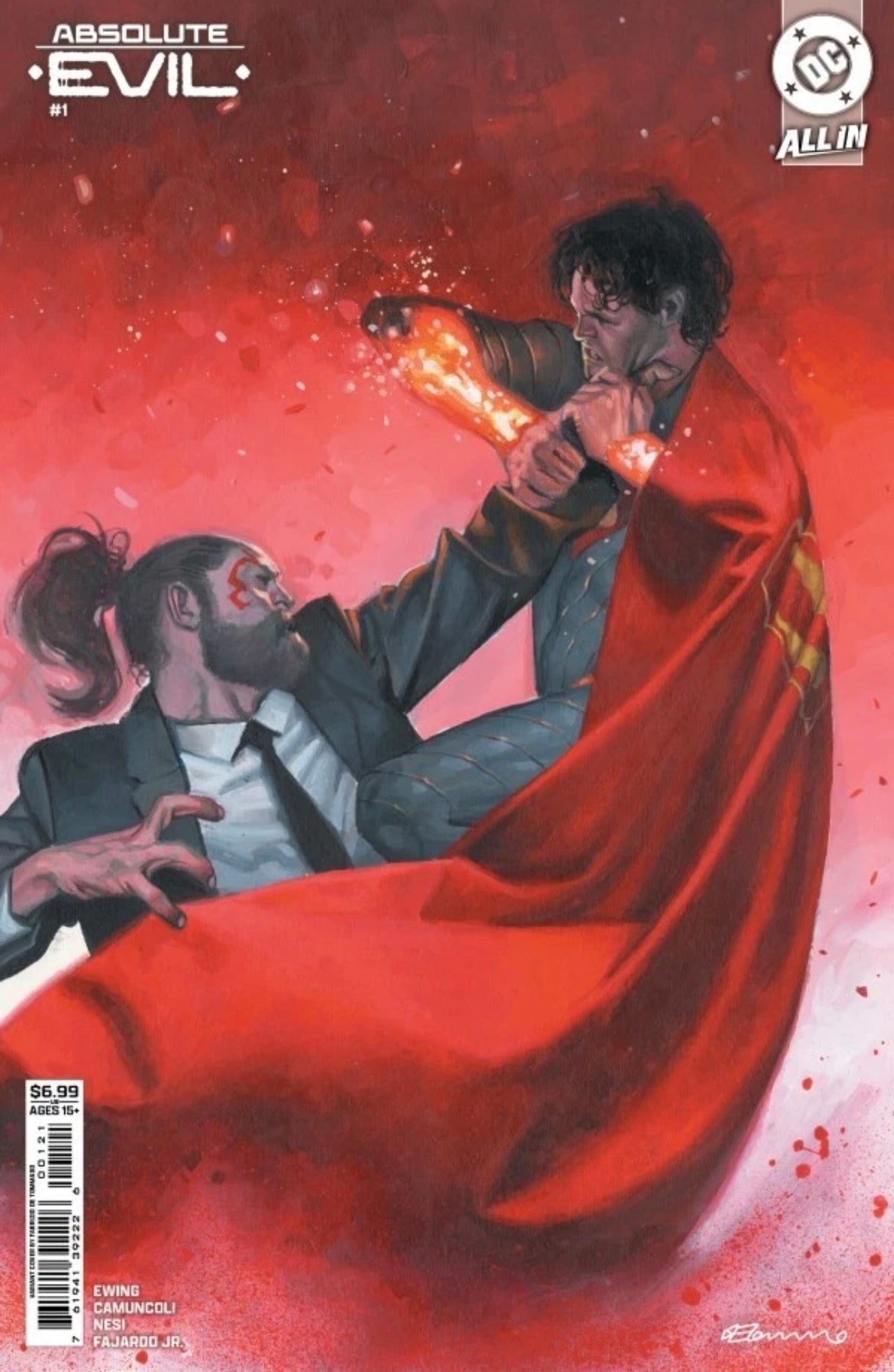 Absolute Evil #1 - Cover B Cardstock Tommaso Variant - 1st Print