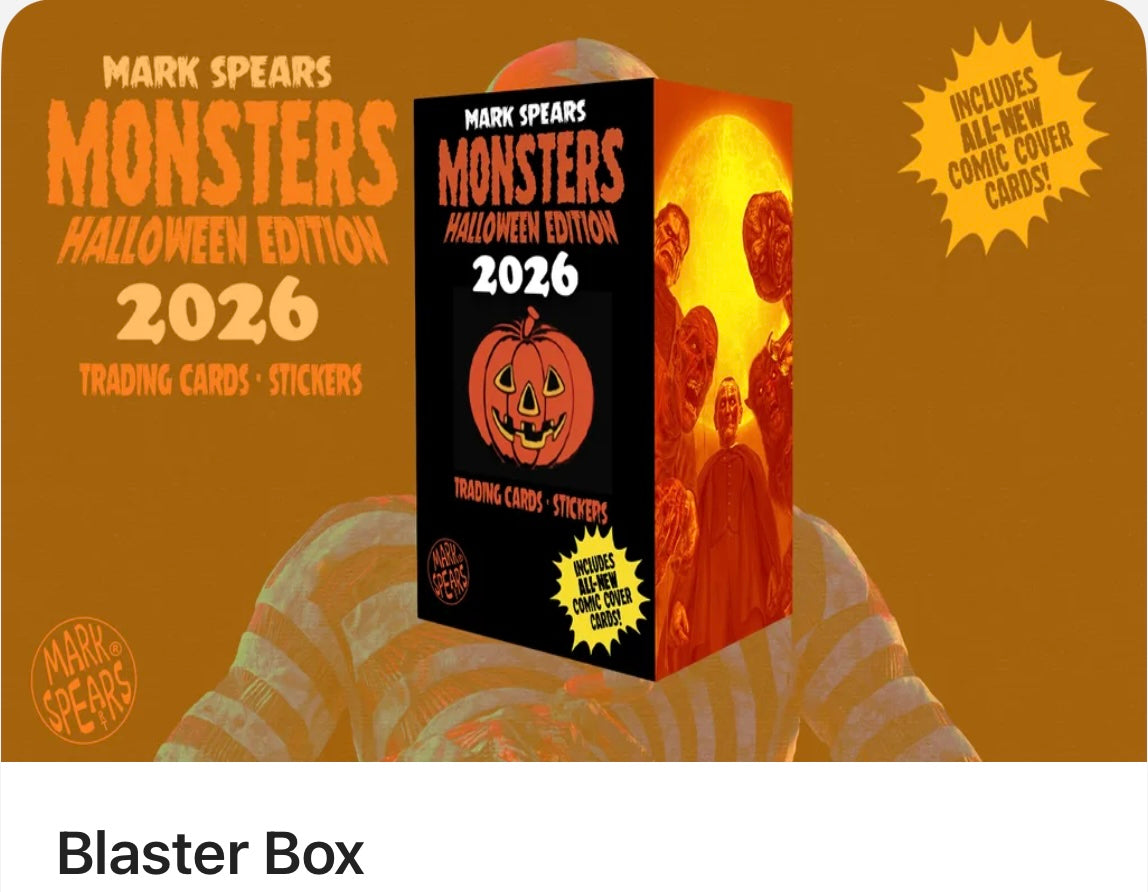 Mark Spears Monsters 2026 Halloween Edition Trading Cards - Blaster Box