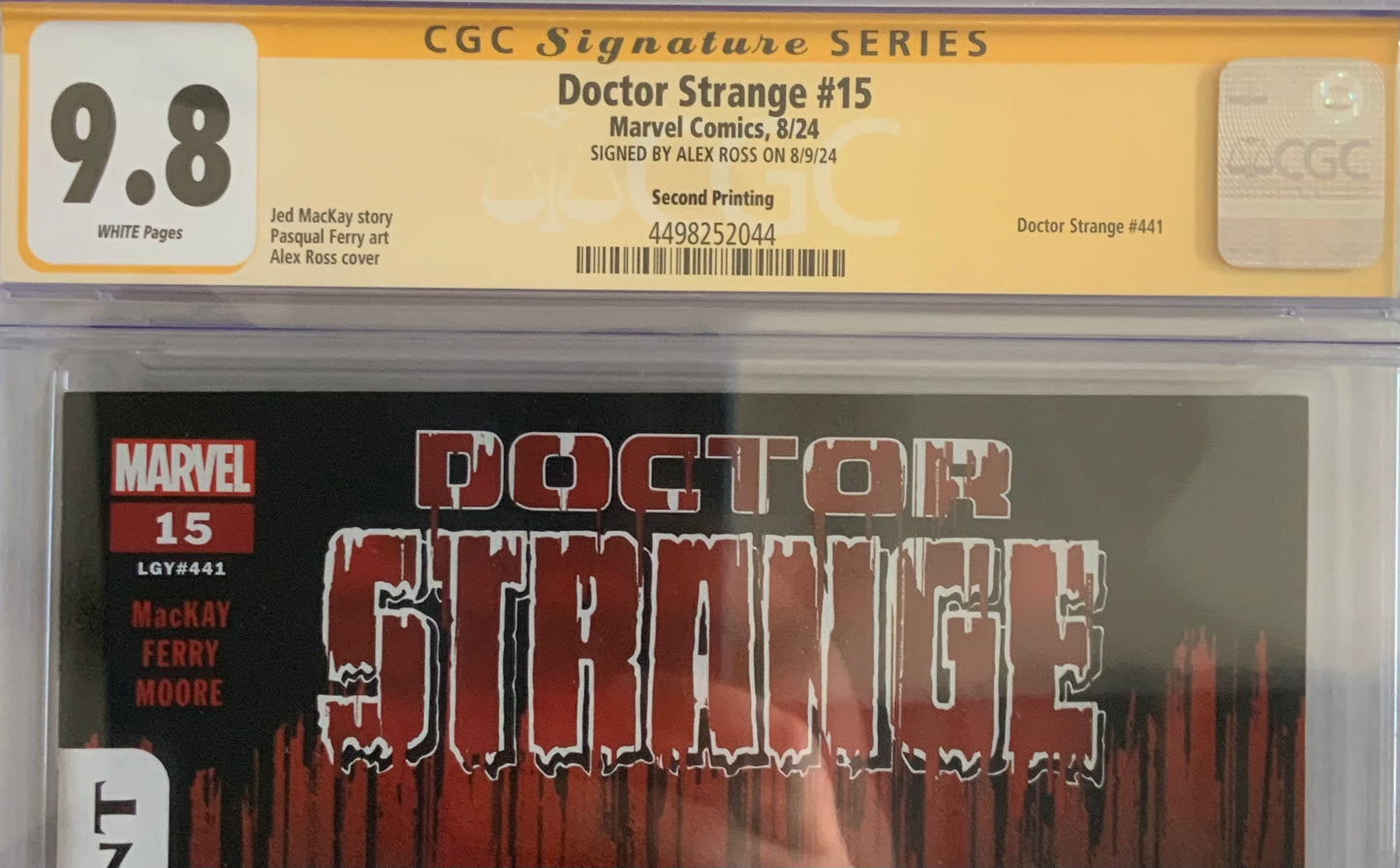 Doctor Strange #15 (LGY #441) - Second Printing Alex Ross Variant - CGC SS 9.8 - Signed by Alex Ross