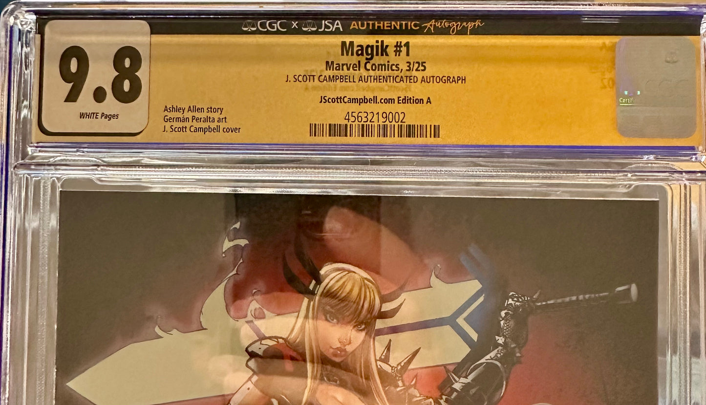 Magik #1 - J Scott Campbell Edition A - CGC SS 9.8 Signed by JSC