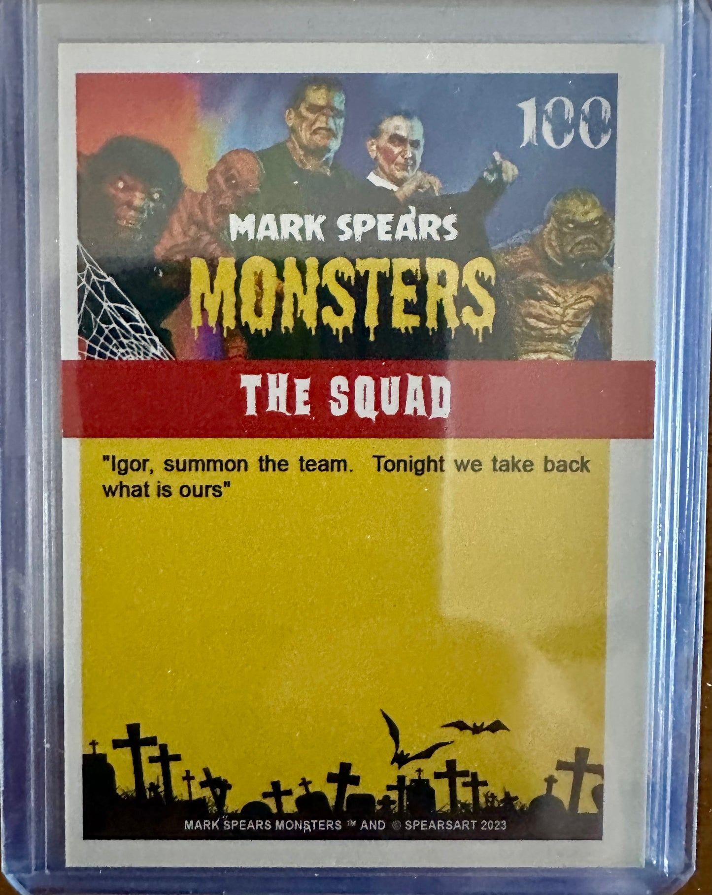 Mark Spears Monsters Series 2 Trading Card - #100 The Squad