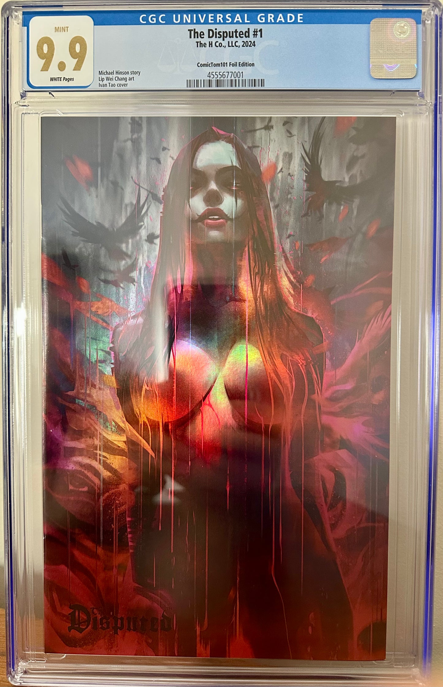 The Disputed #1 - ComicTom Foil Edition by Ivan Tao - CGC 9.9