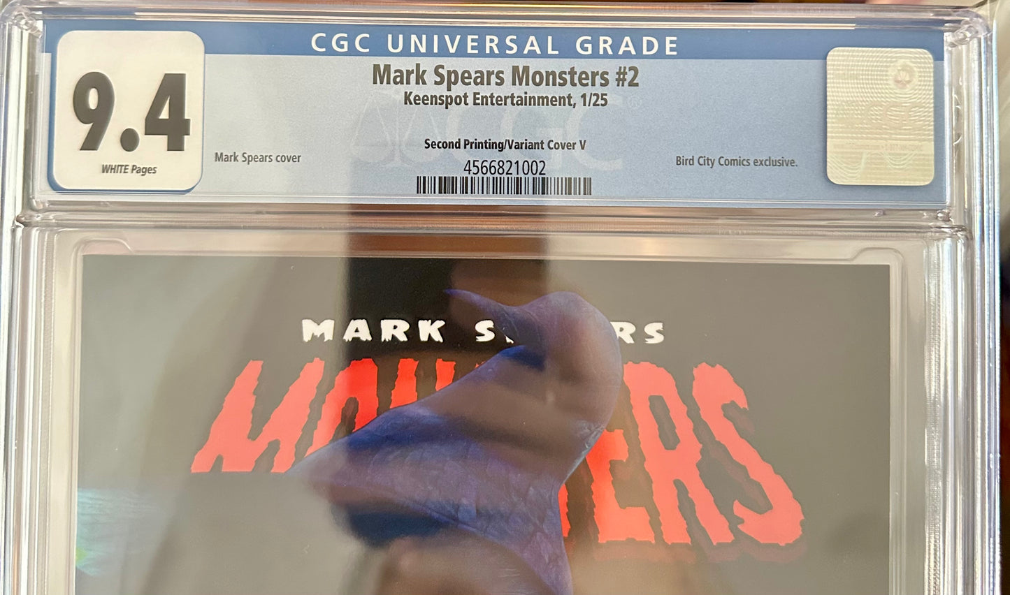 Mark Spears Monsters #2 - 2nd Printing - Cover V (Bird City Comics Exclusive) - CGC 9.4