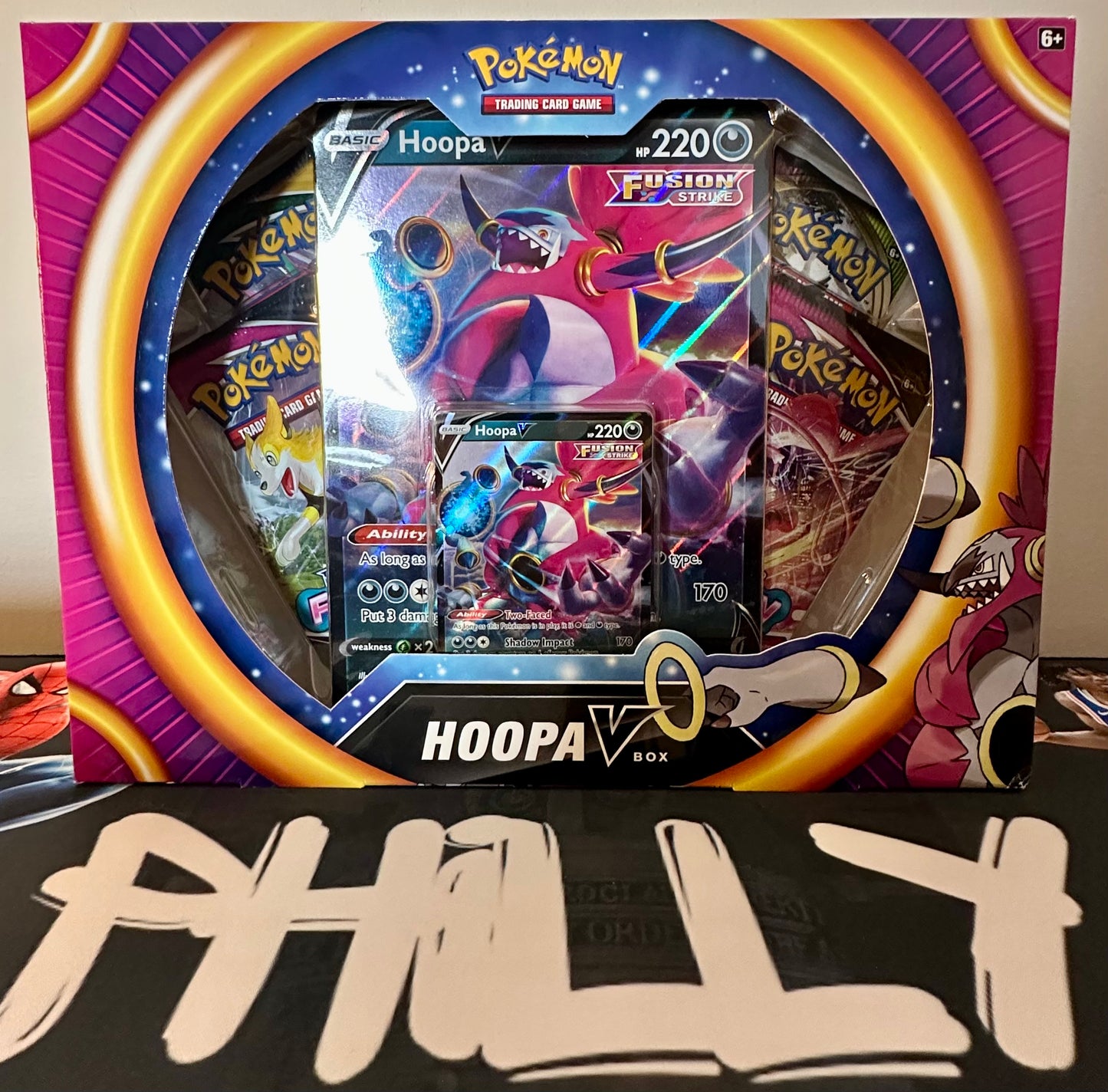 Pokemon Hoopa V Sword & Shield Fusion Strike Collection Box