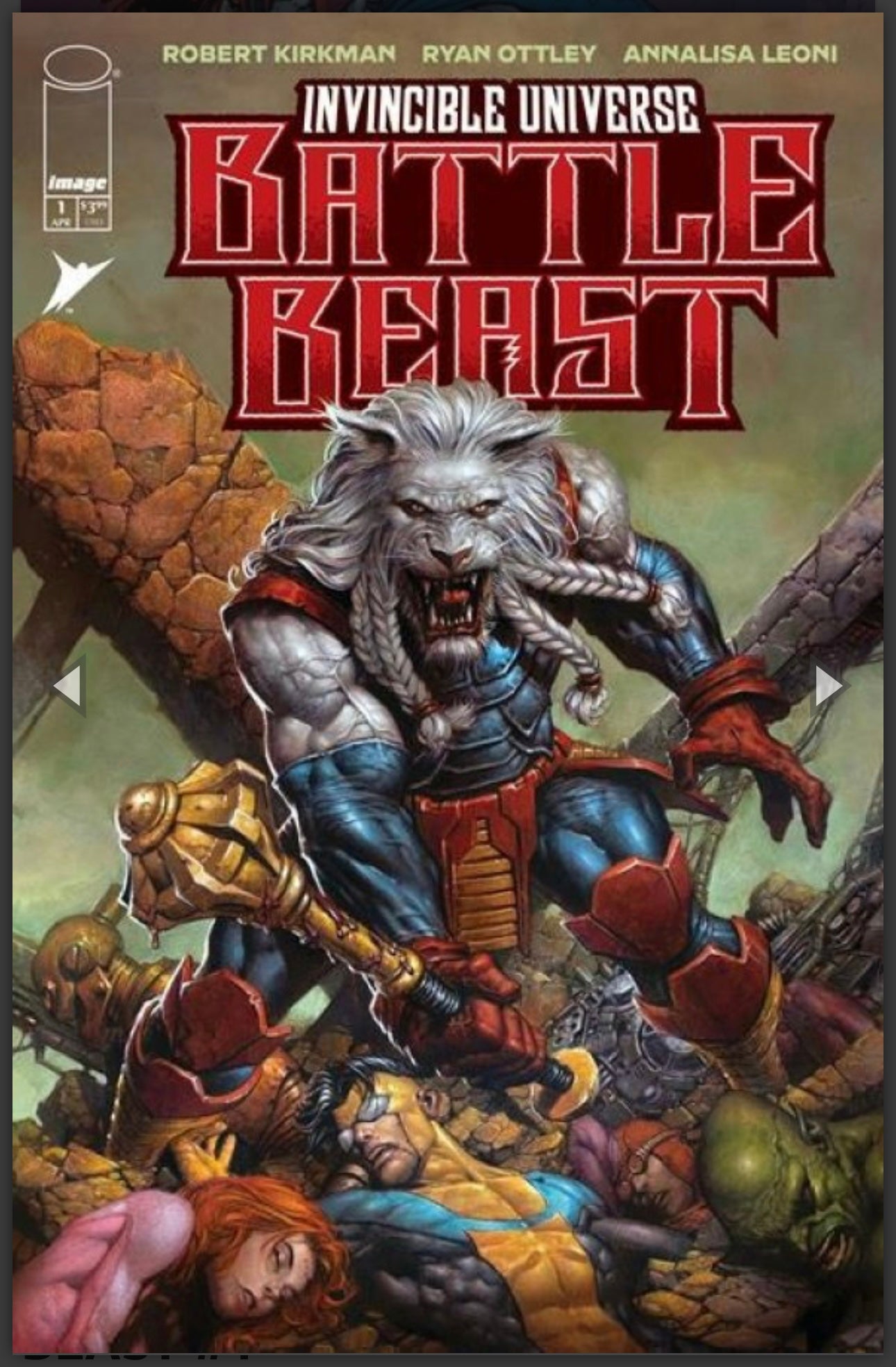 Invincible Universe Battle Beast #1 - Cover B