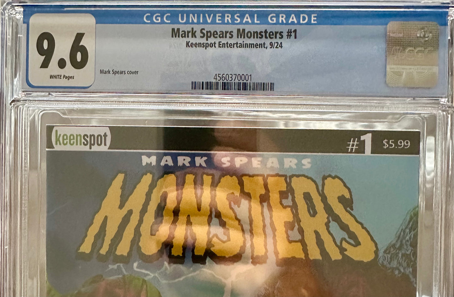 Mark Spears Monsters #1 Cover A - CGC 9.6