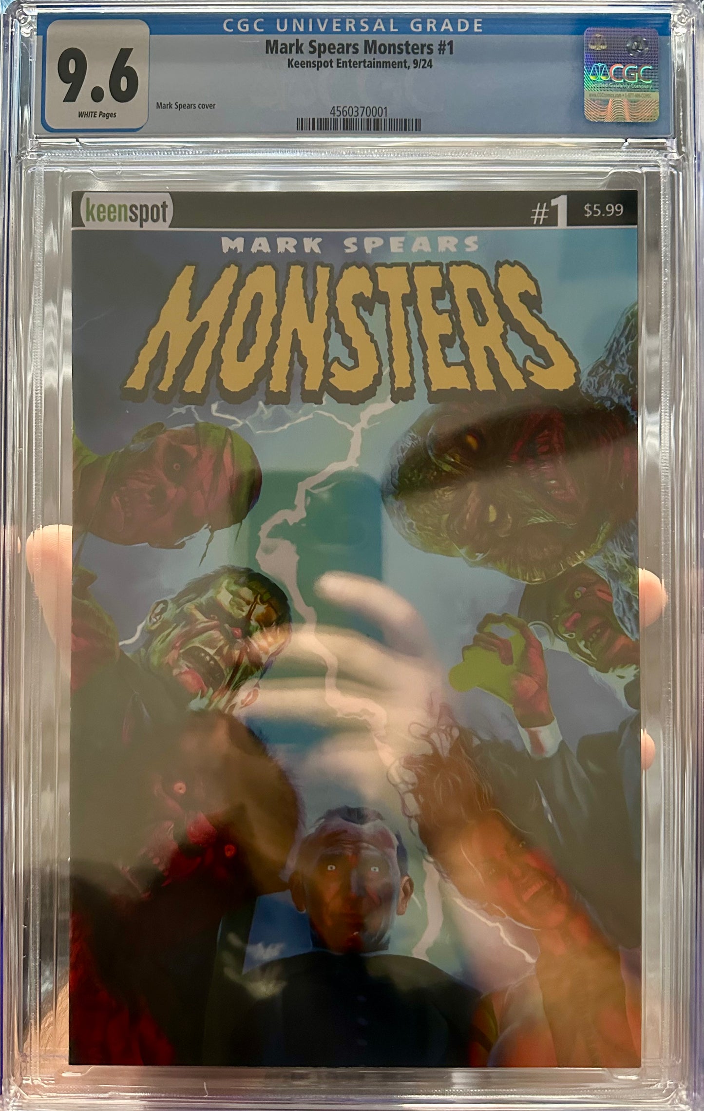 Mark Spears Monsters #1 Cover A - CGC 9.6