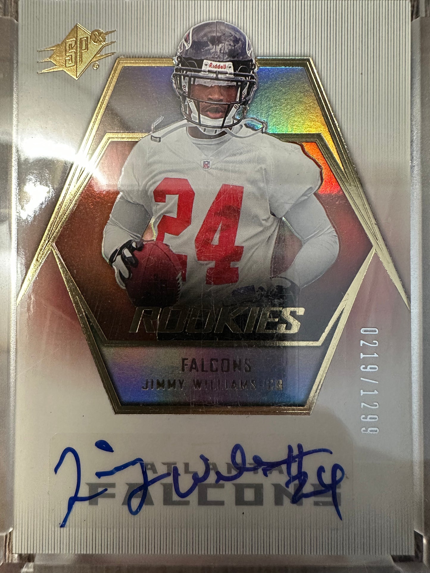 2006 Upper Deck SPx Football - Jimmy Williams Auto RC /1299