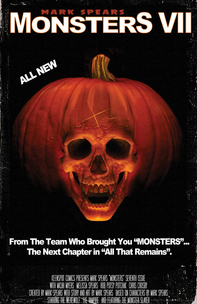 Mark Spears Monsters #7 Cover Set (Cover A, B, C, E)