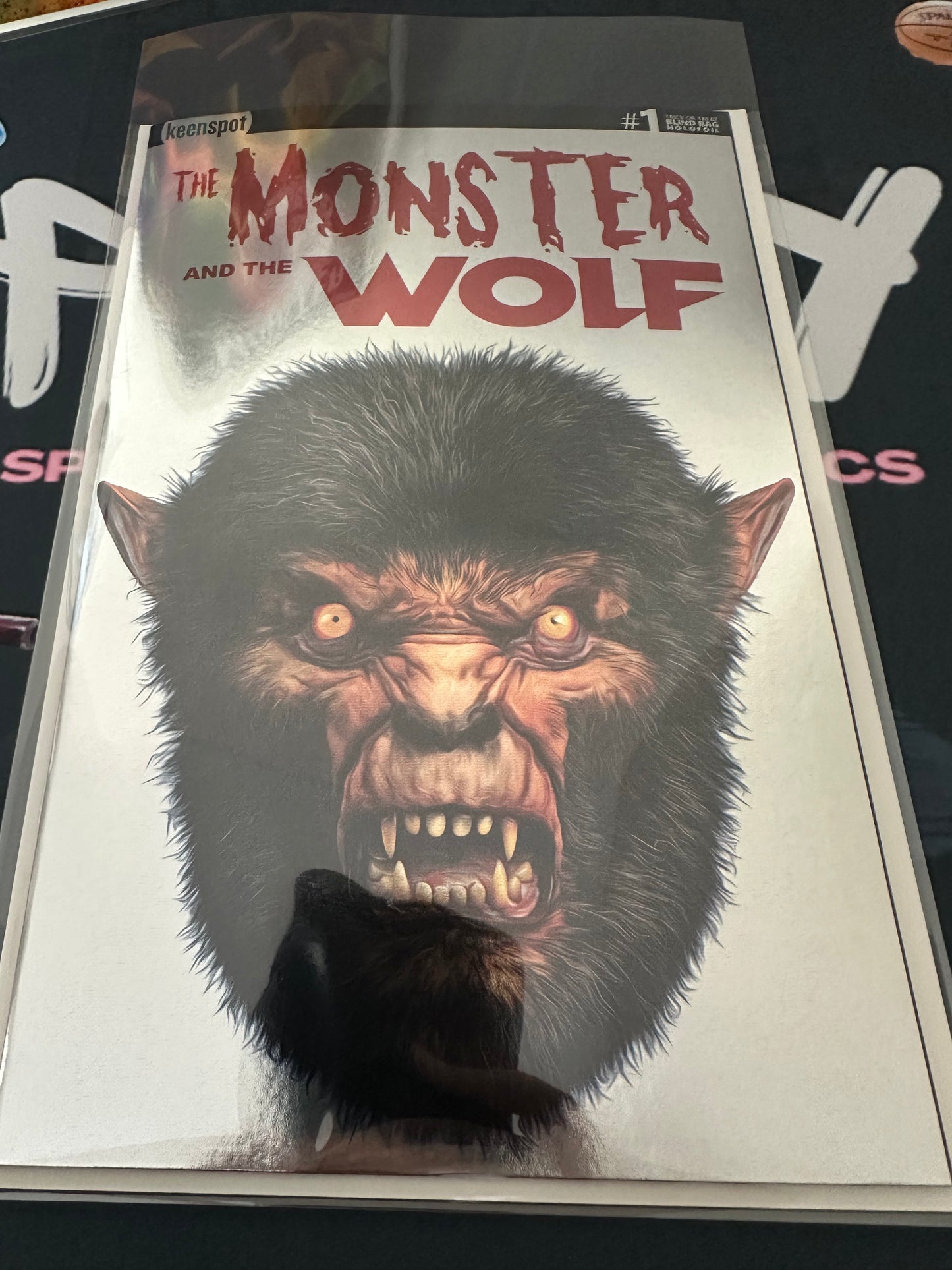 Mark Spears The Monster & The Wolf #1 - Werewolf Holofoil (Small Spine Tick)