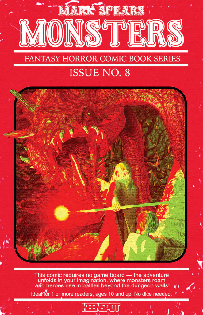 Mark Spears Monsters #8 - Keenspot Exclusive D&D Red Variant (Cover F)