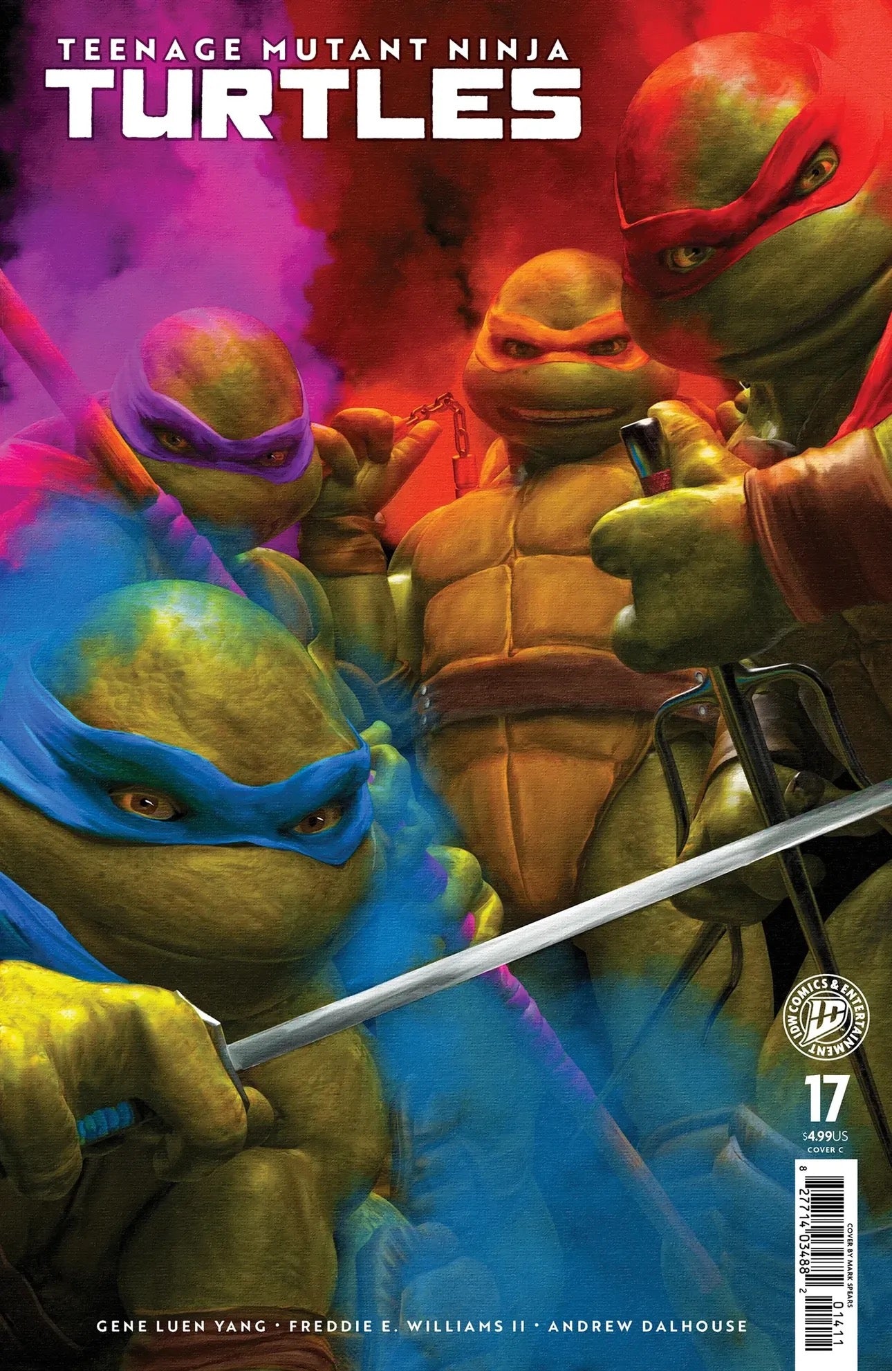 Teenage Mutant Ninja Turtles #17 - Cover C by Mark Spears