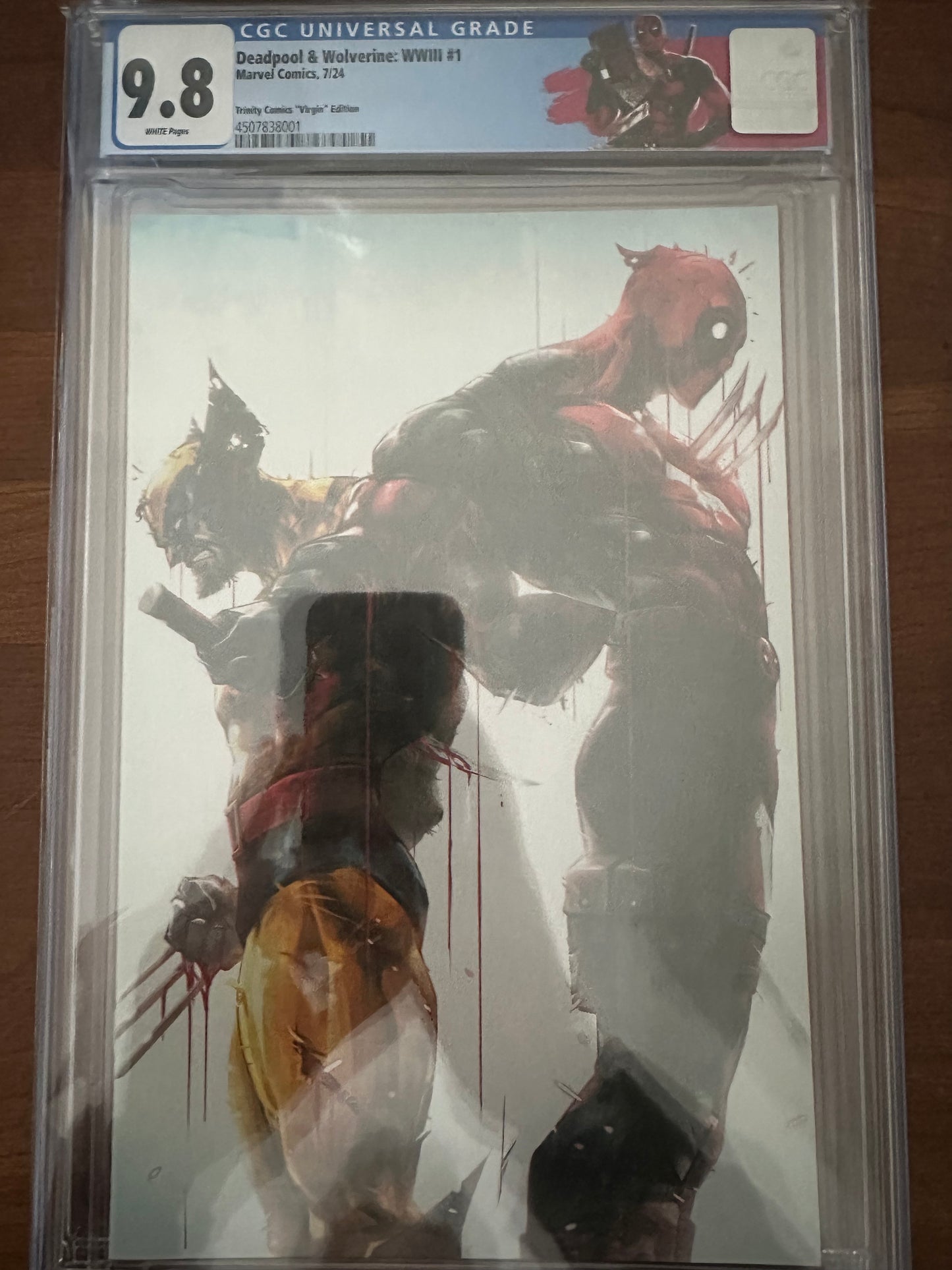 Deadpool & Wolverine WWIII #1 - CGC 9.8 - Trinity Comics Ivan Tao Virgin Variant