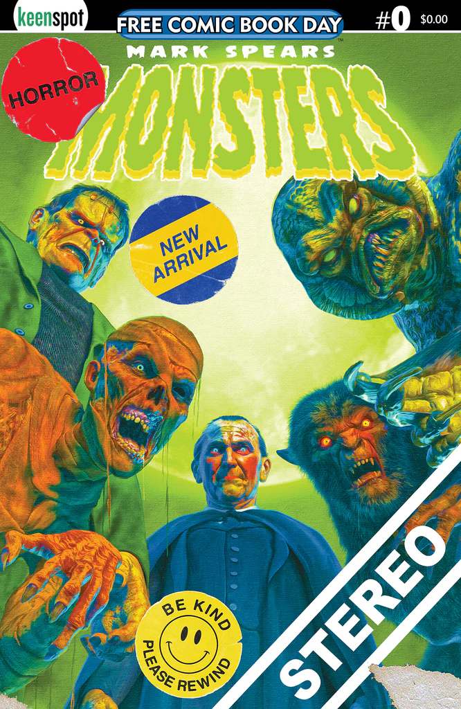 Mark Spears Monsters #0 - FCBD Cover A - Retro VHS Box