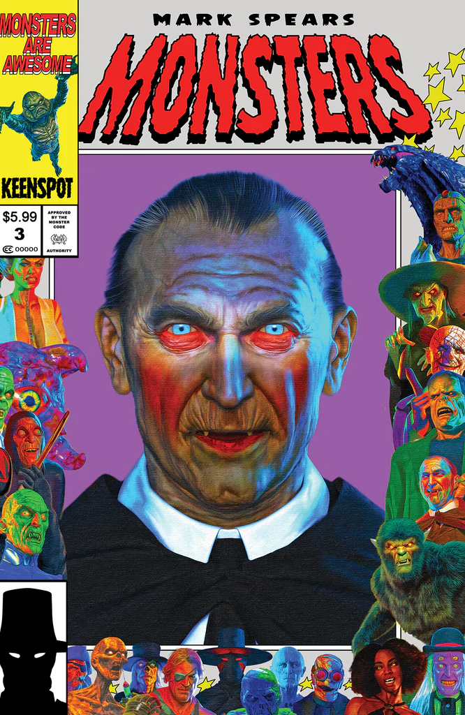 Mark Spears Monsters #3 - Cover D (25th ANNIVERSARY HOMAGE: DRACULA) - 1st Printing