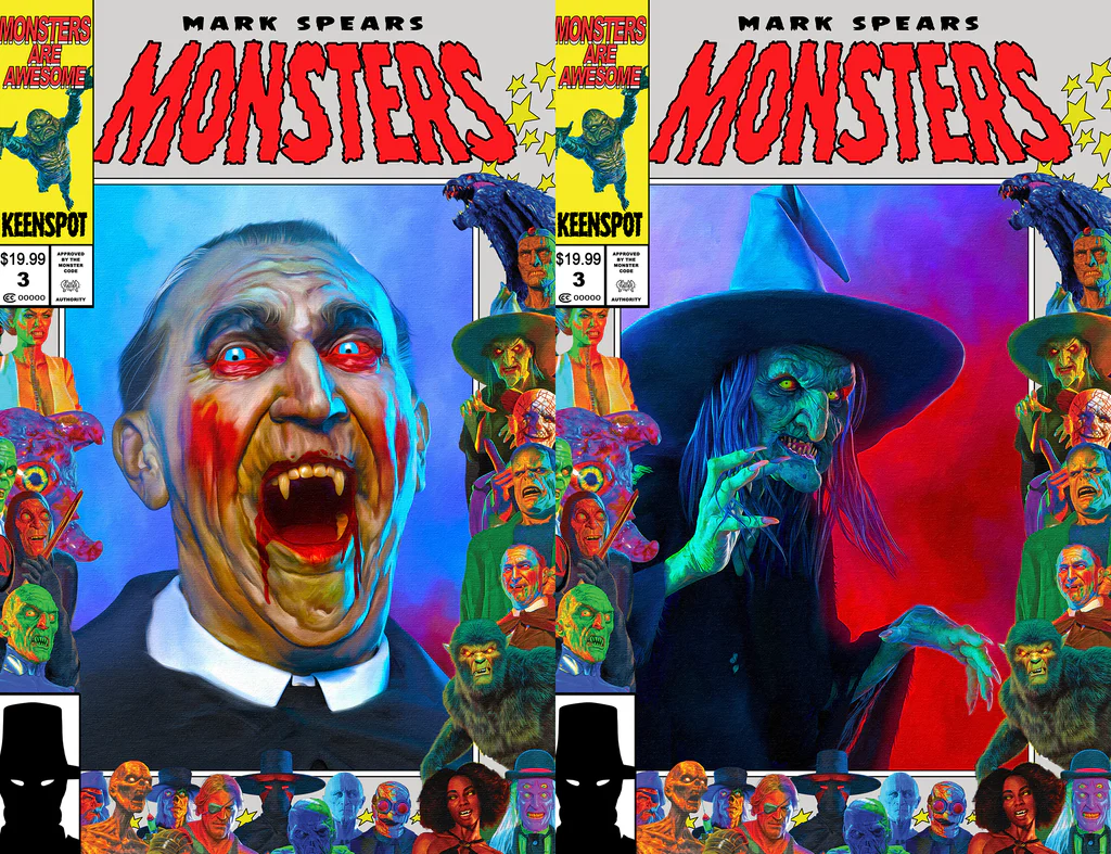 Mark Spears Monsters #3 - Cover F (HOLOFOIL FLIP COVER) - 1st Printing