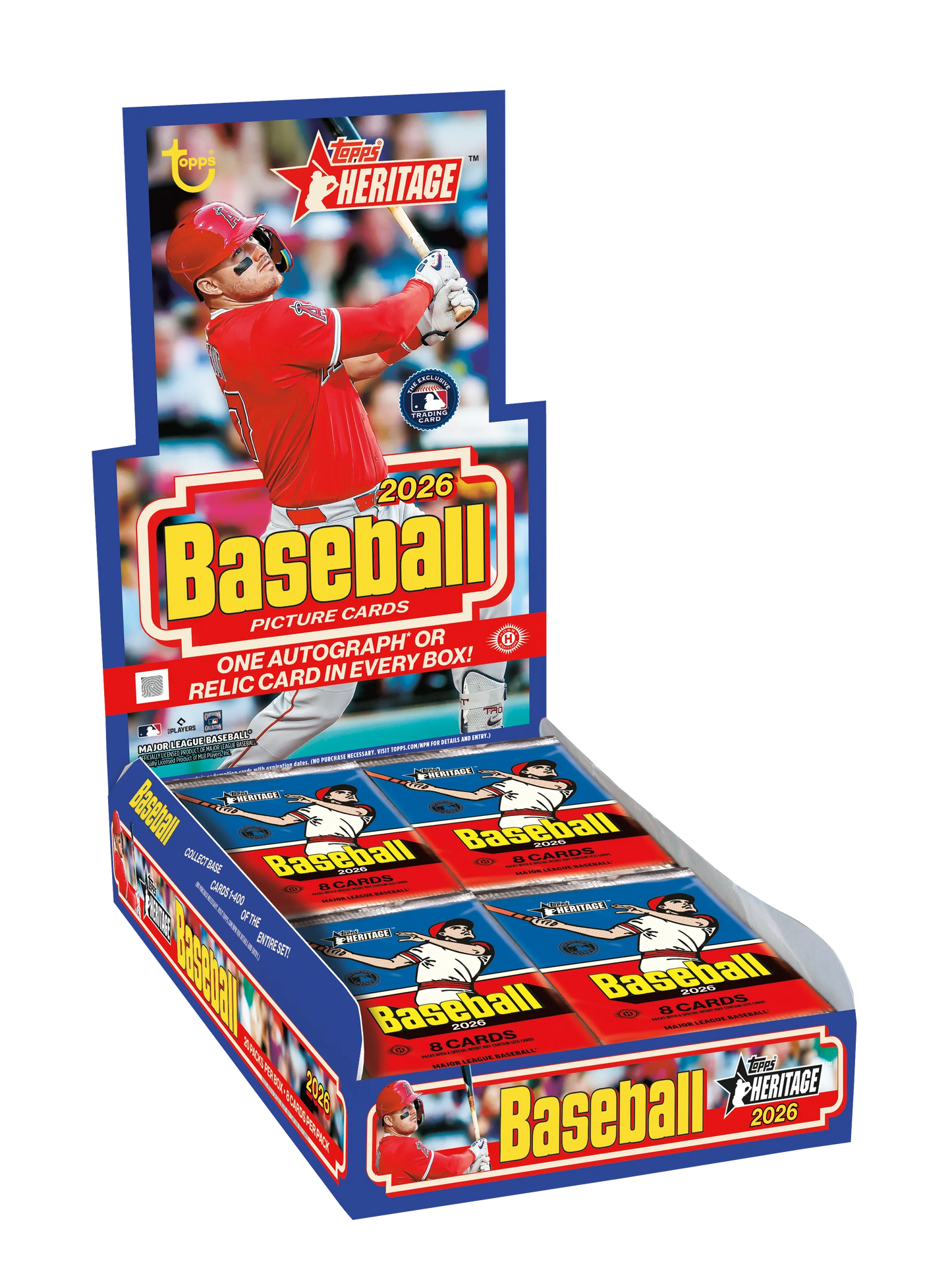 2026 Topps Heritage Baseball - Hobby Box