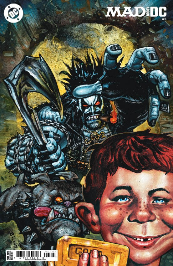 MAD ABOUT DC #1 (ONE SHOT) COVER B SIMON BISLEY CARD STOCK