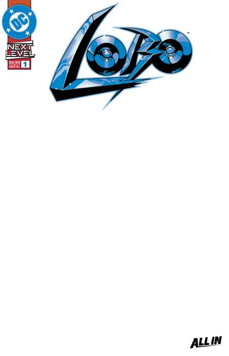 LOBO #1 COVER F BLANK CARD STOCK VARIANT