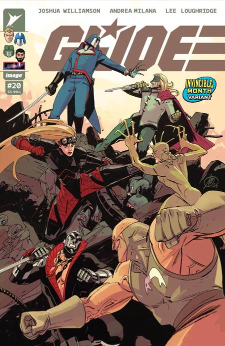 GI JOE #20 CVR F TOM REILLY INVINCIBLE TEAM UP VARIANT