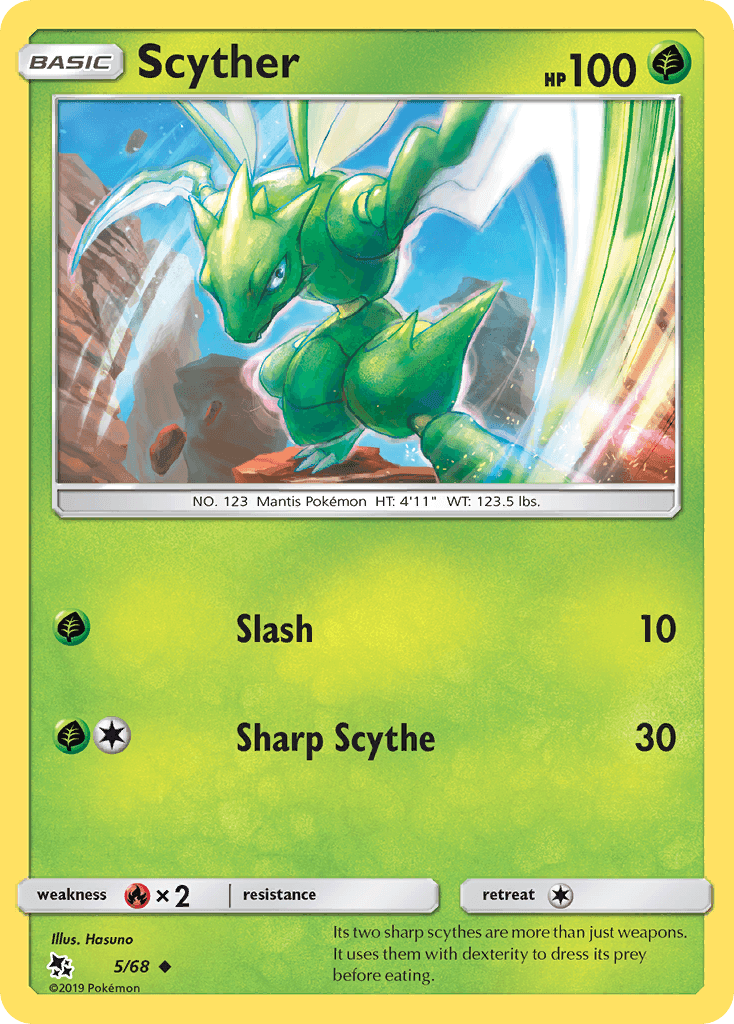 Scyther (5/68) [Sun & Moon: Hidden Fates]
