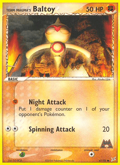 Team Magma's Baltoy (61/95) [EX: Team Magma vs Team Aqua]