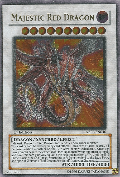 Majestic Red Dragon [ABPF-EN040] Ultimate Rare