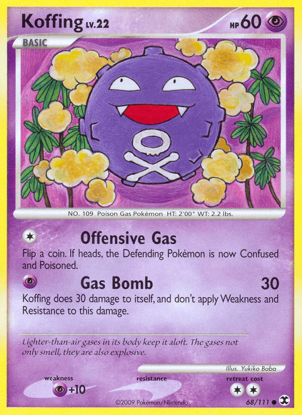Koffing (68/111) [Platinum: Rising Rivals]