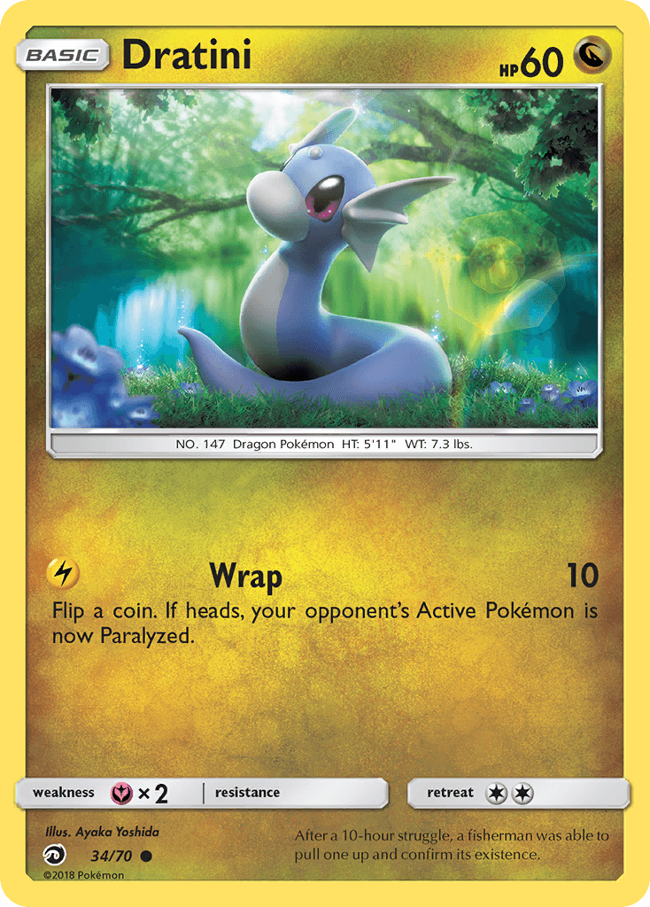 Dratini (34/70) [Sun & Moon: Dragon Majesty]