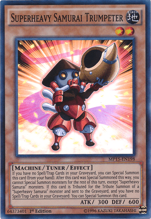 Superheavy Samurai Trumpeter [MP15-EN198] Super Rare