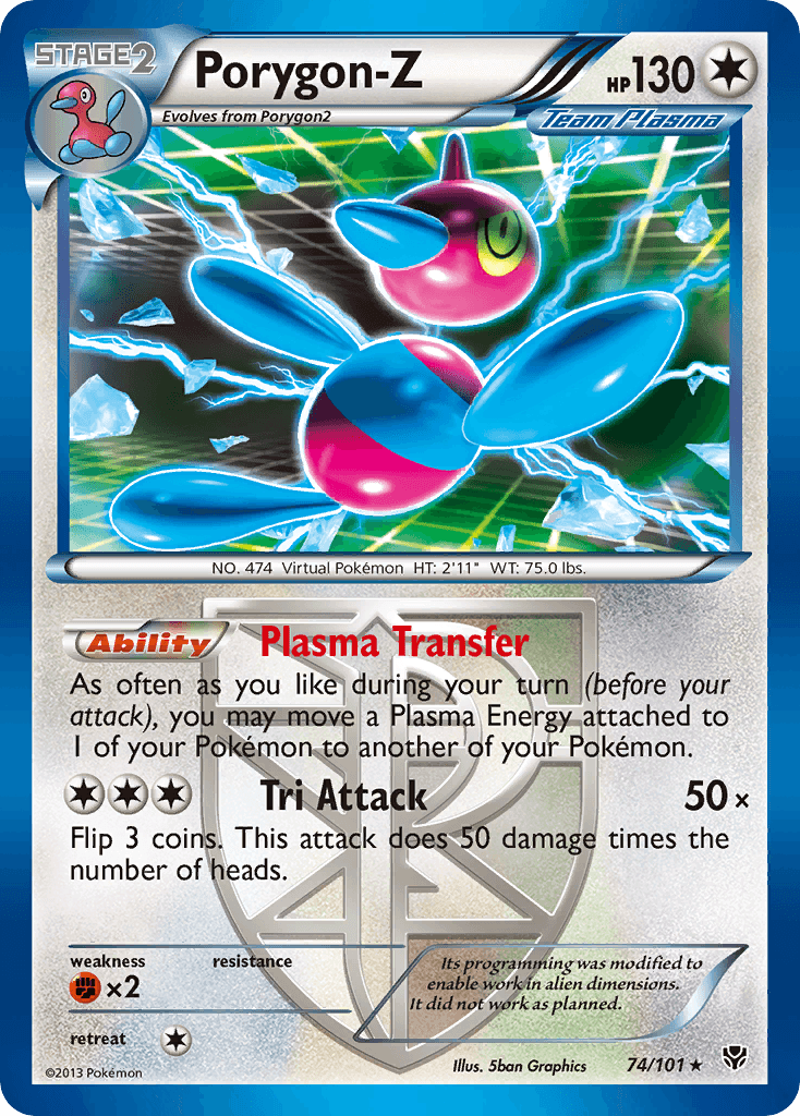 Porygon-Z (74/101) [Black & White: Plasma Blast]