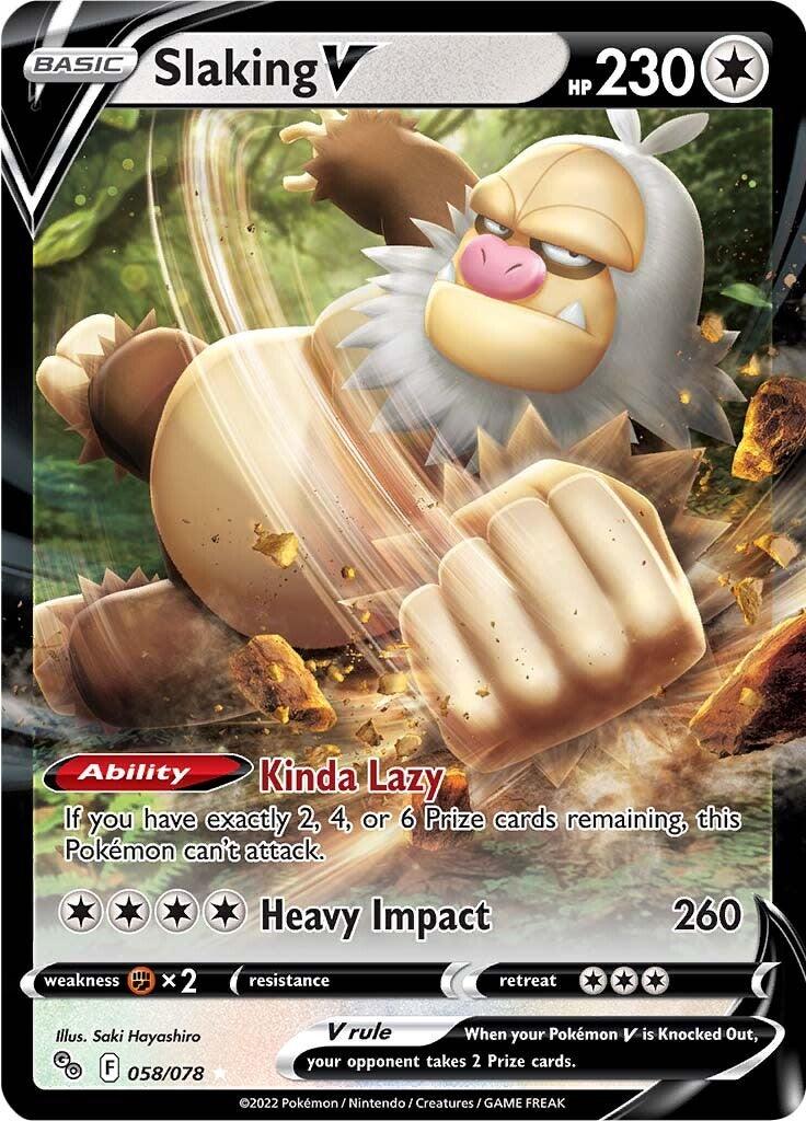 Slaking V (058/078) [Pokémon GO]