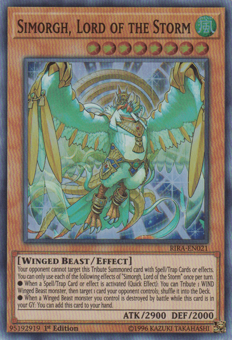 Simorgh, Lord of the Storm [RIRA-EN021] Super Rare