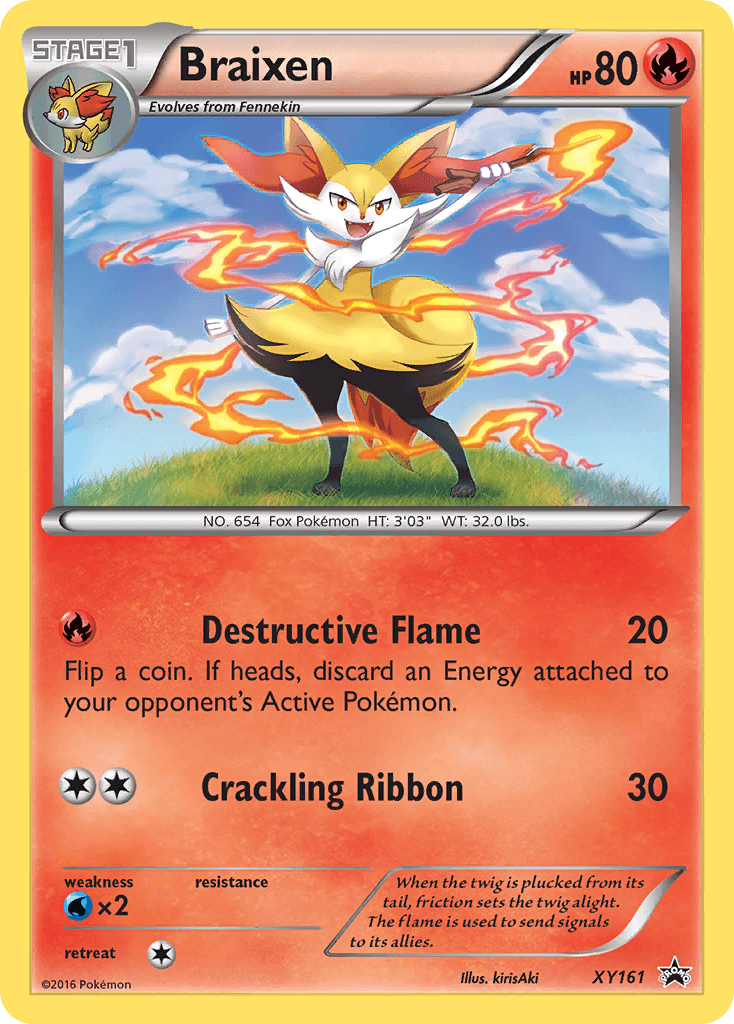 Braixen (XY161) [XY: Black Star Promos]