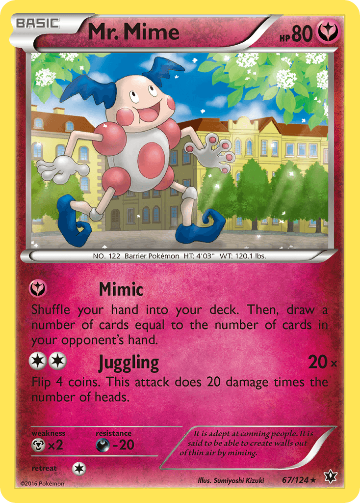Mr. Mime (67/124) [XY: Fates Collide]