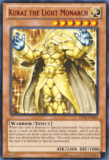Kuraz the Light Monarch (Red) [DL16-EN004] Rare