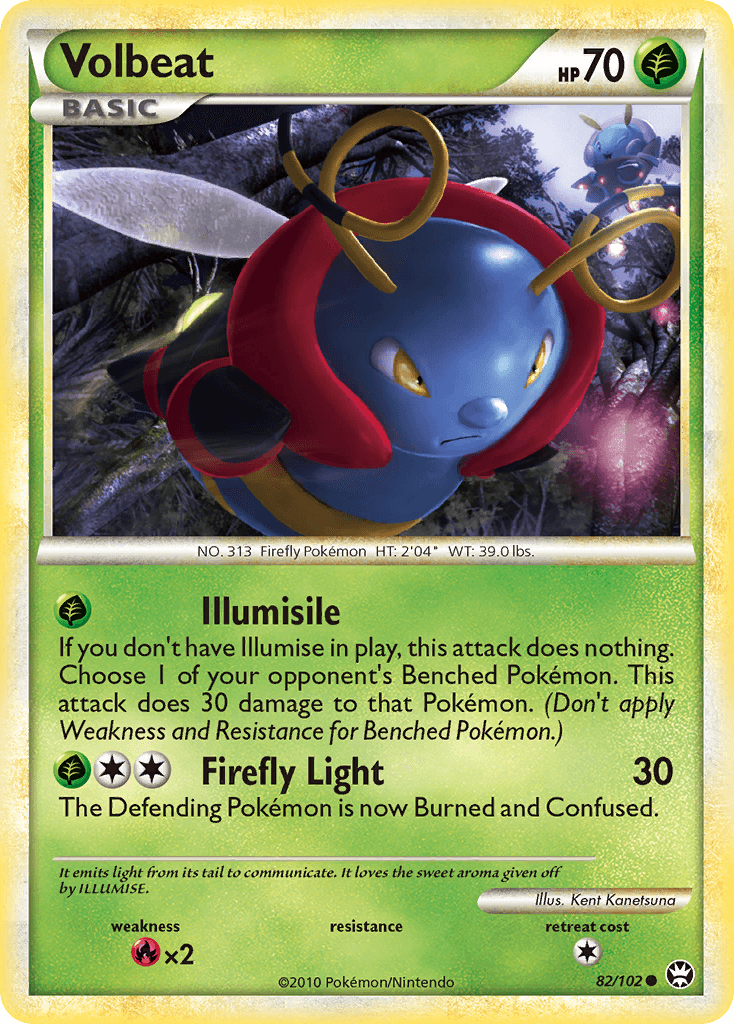 Volbeat (82/102) [HeartGold & SoulSilver: Triumphant]