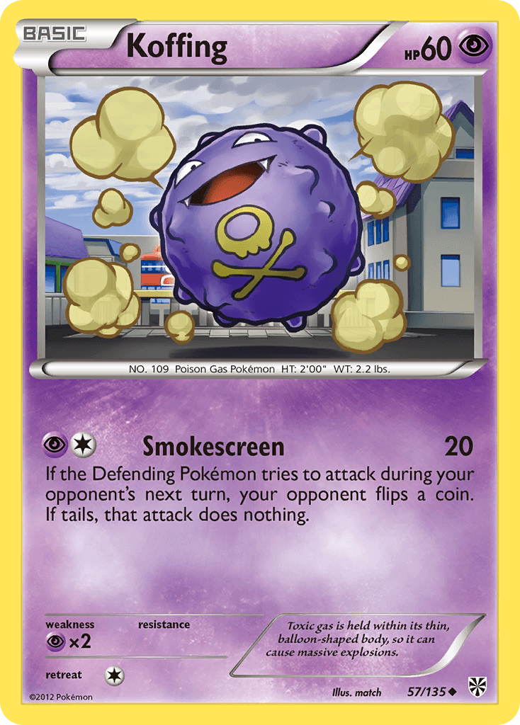 Koffing (57/135) [Black & White: Plasma Storm]