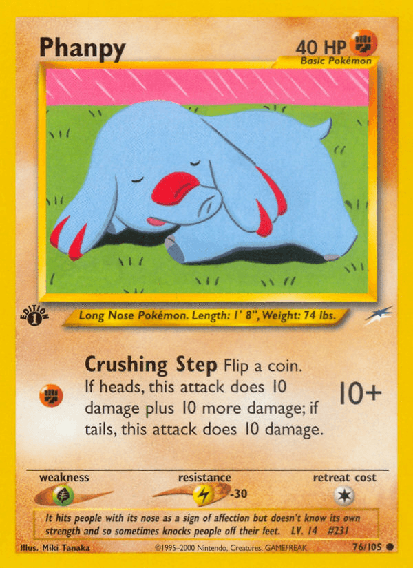 Phanpy (76/105) [Neo Destiny 1st Edition]